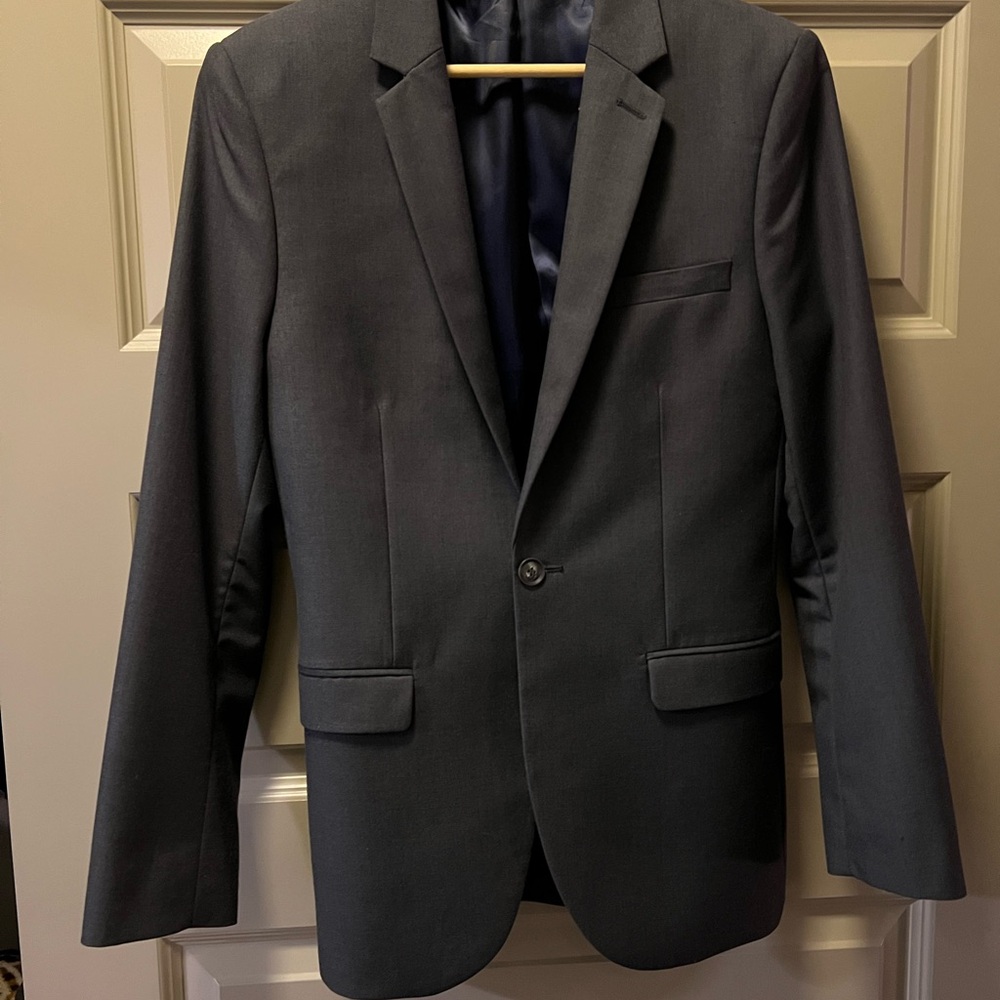 Topman Men's Gray Blazer